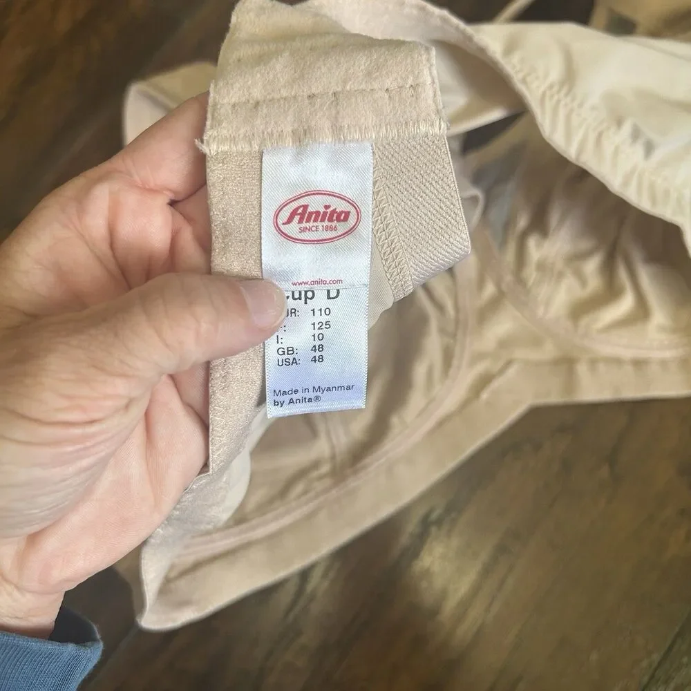 Anita 48 D Nude Clara Unlined Wide Strap Comfort Unlined Bra